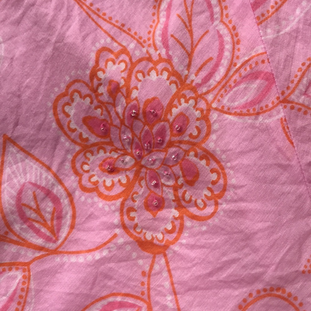 Vintage Y2k Barbie Pink Print Romantic Midi Skirt Rare 90‘s Pastel Ballet Large - Picture 6 of 16